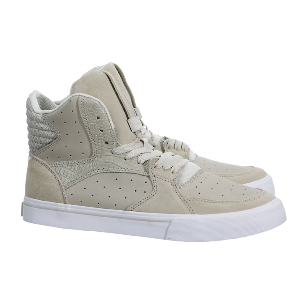 Baskets Montantes Supra Vaider 3000 Grise Light Grey/White Homme | QAU-23991656